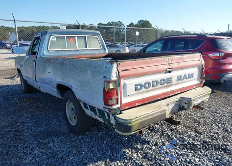 1981 Dodge D-Series D150 from USA, damaged, VIN 1B7GD14P5BS130086